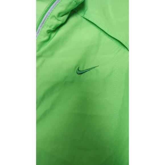 Nike Running Windbreaker Jacket Womens SZ Small Reflective Lime Neon Green - Picture 3 of 10